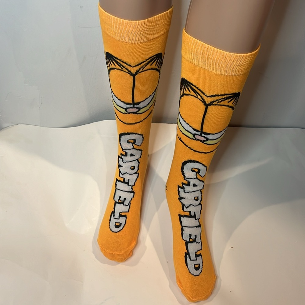 Cartoon Character Orange Socks